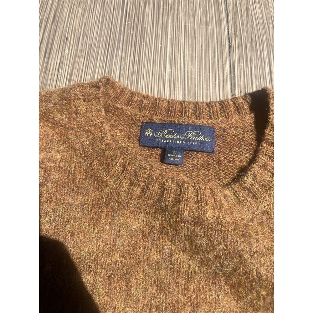 Brooks Brothers 100% Merino Wool Sweater Pullover Size Large - Picture 4 of 7
